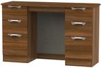 Camden Walnut Effect 6 Drawer Double Dressing Table