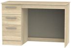 Contrast Oak Effect 3 Drawer Desk