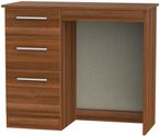 Contrast Noche Walnut 3 Drawer Single Dressing Table