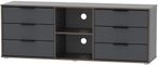 Hong Kong Graphite 150cm TV Unit with Glides Legs