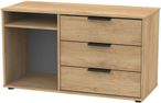 Hong Kong Oak Effect 95cm TV Unit with Glides Legs