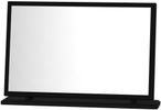 Knightsbridge Black Gloss Large Dressing Mirror