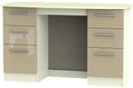 Knightsbridge Mushroom and Cream 6 Drawer Double Dressing Table