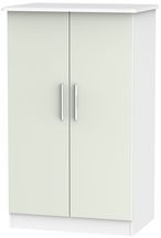 Knightsbridge Cashmere Matt and White Midi Wardrobe