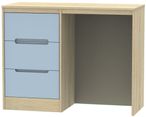 Monaco Denim and Oak Effect 3 Drawer Single Dressing Table