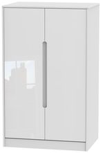 Monaco White Gloss Midi Wardrobe
