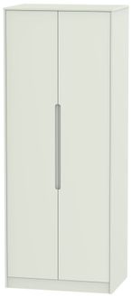 Monaco Cashmere 2 Door Plain Tall Wardrobe