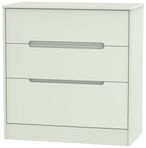 Monaco Cashmere Matt 3 Drawer Deep Chest