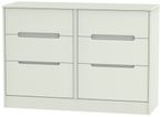 Monaco Cashmere Matt 6 Drawer Midi Chest