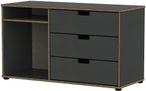 Shanghai Graphite 95cm TV Unit with Glides Legs
