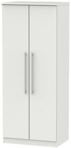 Sherwood Grey 2 Door Plain Wardrobe