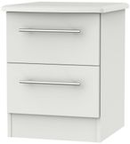 Sherwood Grey 2 Drawer Bedside Cabinet