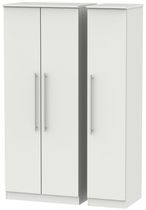 Sherwood Grey 3 Door Triple Wardrobe