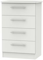 Sherwood Grey 4 Drawer Midi Chest