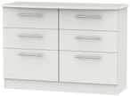 Sherwood Grey 6 Drawer Midi Chest