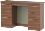 Sherwood Walnut Effect 6 Drawer Double Dressing Table