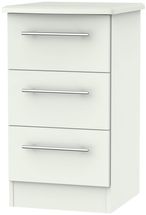 Sherwood Porcelain 3 Drawer Bedside Cabinet