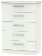 Sherwood Porcelain 5 Drawer Chest