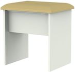 Sherwood Porcelain Padded Dressing Stool