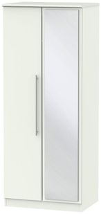 Sherwood Porcelain 2 Door Wardrobe - 1 Mirror