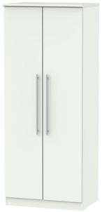 Sherwood Porcelain 2 Door Plain Wardrobe