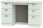 Victoria Grey 6 Drawer Double Dressing Table
