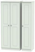 Victoria Grey 3 Door Triple Wardrobe