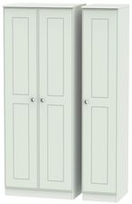 Victoria Grey 3 Door Tall Triple Wardrobe