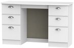 Victoria White 6 Drawer Double Dressing Table