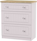 Vienna Cashmere 3 Drawer Deep Chest