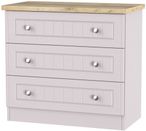 Vienna Cashmere 3 Drawer Small Chest