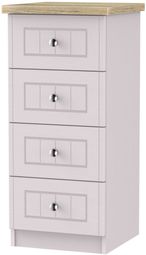 Vienna Cashmere 4 Drawer Narrow Chest