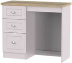 Vienna Cashmere 3 Drawer Single Dressing Table