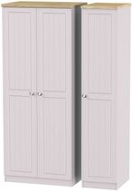 Vienna Cashmere 3 Door Triple Wardrobe