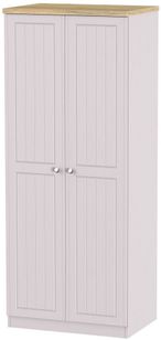 Vienna Cashmere 2 Door Plain Wardrobe
