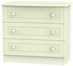 Warwick Cream 3 Drawer Small Chest