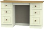Warwick Cream and Oak 6 Drawer Double Dressing Table