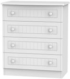 Warwick White 4 Drawer Chest