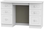Warwick White 6 Drawer Double Dressing Table