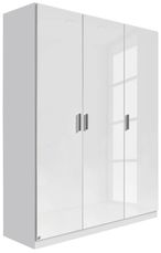 Rauch Celle 136cm White Gloss 3 Door Wardrobe