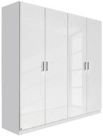 Rauch Celle 181cm White Gloss 4 Door Wardrobe