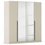 Rauch Alba 181cm 4 Door Mirror Wardrobe - Champagne