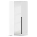 Rauch Alba 91cm 2 Door Mirror Wardrobe - Alpine White