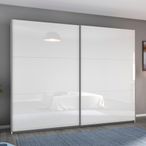 Rauch Aurelio 261cm White Gloss 2 Door Sliding Wardrobe