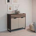 Rauch Barea 2 Door Chest - Champagne and Atlantic Dark Oak