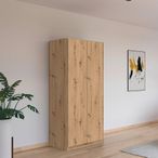 Rauch Costa 91cm 2 Door Wardrobe - Artisan Oak