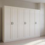 Rauch Cottage 271cm 6 Door Wardrobe - Alpine White