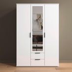 Rauch Essea 127cm 3 Door Combi Wardrobe - Alpine White