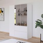 Rauch Joel 136cm 3 Door Combi Wardrobe - Alpine White