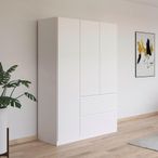 Rauch Joel 136cm 3 Door Wardrobe - Alpine White